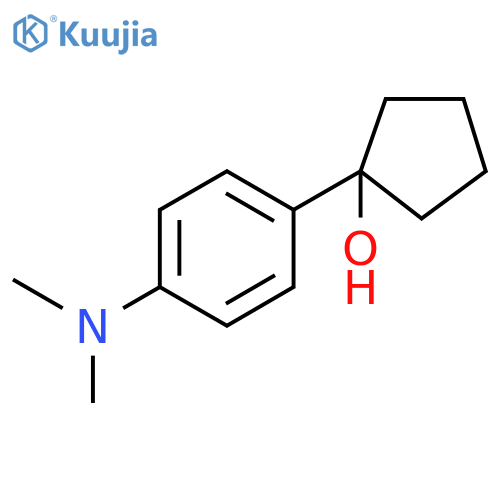 1-(4-(dimethylamino)phenyl)cyclopentanol structure