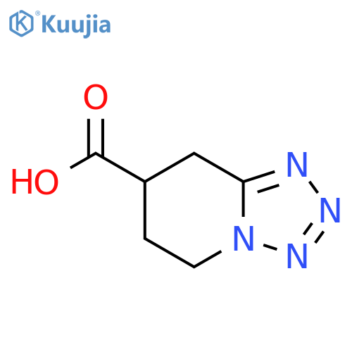 5H,6H,7H,8H-1,2,3,4tetrazolo1,5-apyridine-7-carboxylic acid structure