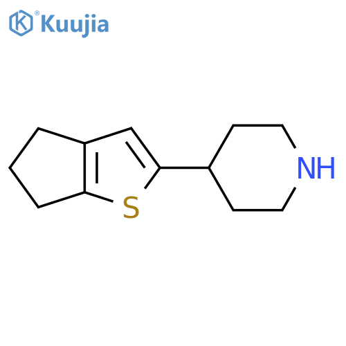 4-{4H,5H,6H-cyclopentabthiophen-2-yl}piperidine structure