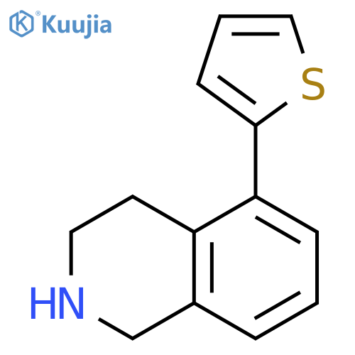 5-(Thiophen-2-yl)-1,2,3,4-tetrahydroisoquinoline structure