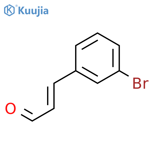 3-(3-Bromophenyl)acrylaldehyde structure