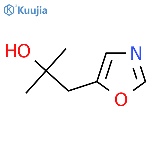 2-methyl-1-(1,3-oxazol-5-yl)propan-2-ol structure