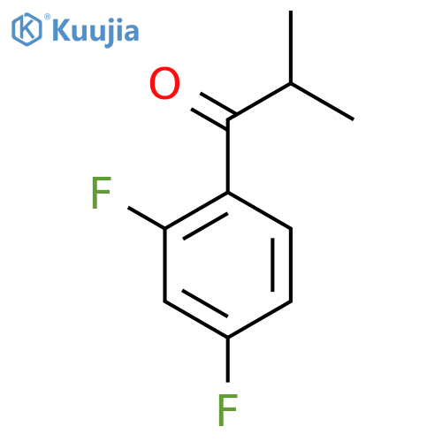 1-(2,4-Difluorophenyl)-2-methylpropan-1-one structure