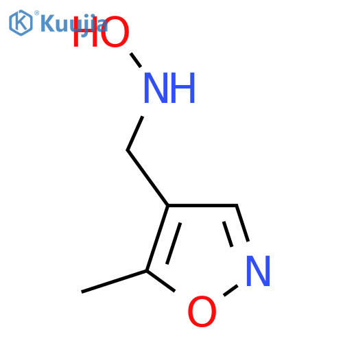 N-(5-methyl-1,2-oxazol-4-yl)methylhydroxylamine structure