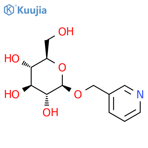 b-D-Glucopyranoside,3-pyridinylmethyl structure