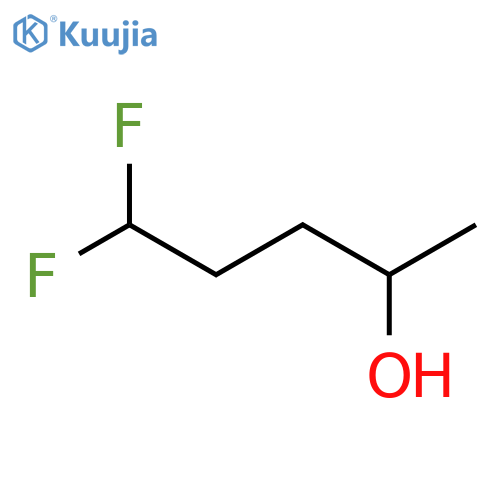 2-Pentanol, 5,5-difluoro- structure
