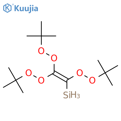 Vinyltris(tert-butylperoxy)silane structure