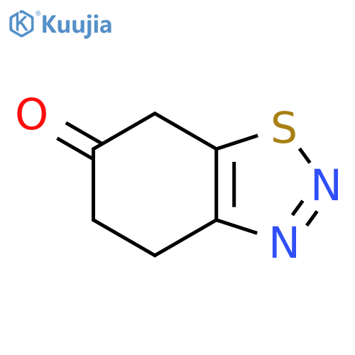 1,2,3-Benzothiadiazol-6(5H)-one, 4,7-dihydro- structure