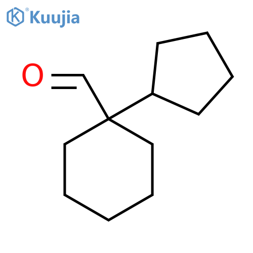 1-Cyclopentylcyclohexane-1-carbaldehyde structure