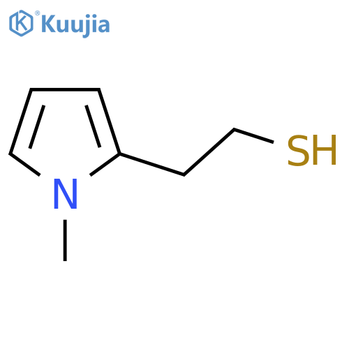 2-(1-methyl-1H-pyrrol-2-yl)ethane-1-thiol structure