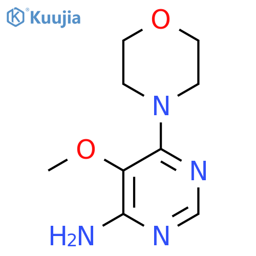 5-methoxy-6-(morpholin-4-yl)pyrimidin-4-amine structure