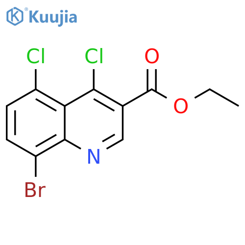 Ethyl 8-bromo-4,5-dichloroquinoline-3-carboxylate structure