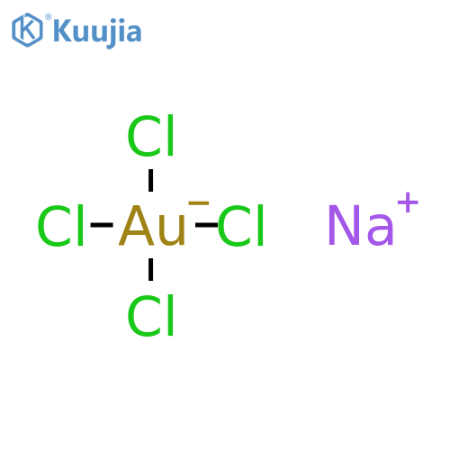 Sodium tetrachloroaurate structure