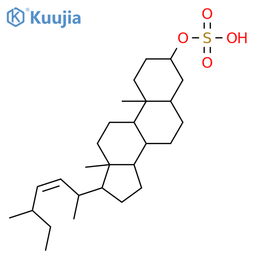 27-Norergost-22-en-3-ol; (3β,5α,22E,24R)-form, 3-O-Sulfate structure