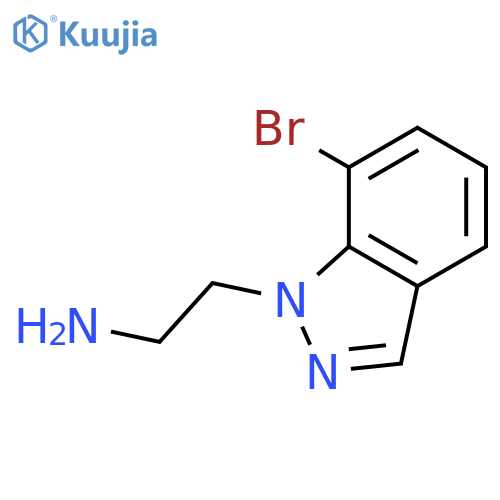 2-(7-Bromo-1H-indazol-1-yl)ethan-1-amine structure