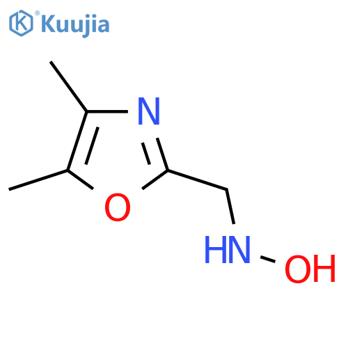 N-(dimethyl-1,3-oxazol-2-yl)methylhydroxylamine structure