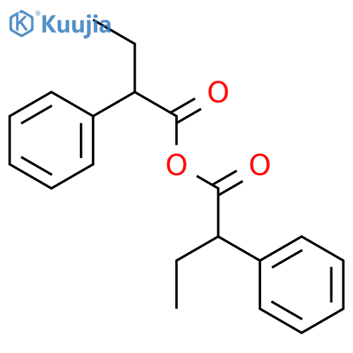 Benzeneacetic acid, a-ethyl-, 1,1'-anhydride structure