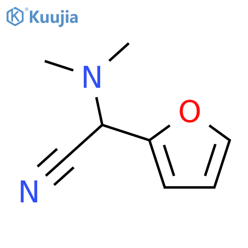 (dimethylamino)(2-furyl)acetonitrile structure