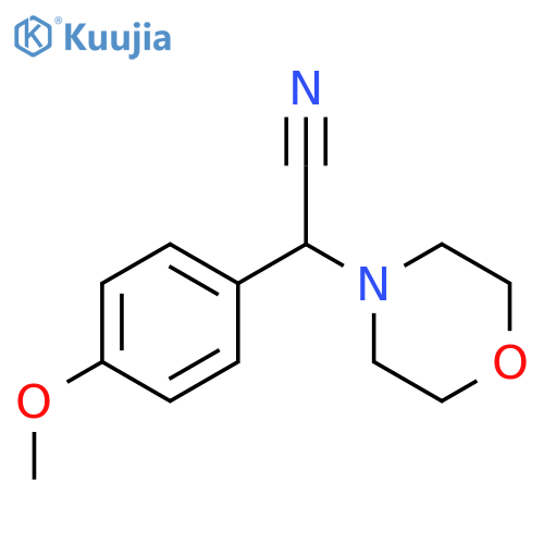(4-Methoxy-phenyl)-morpholin-4-yl-acetonitrile structure