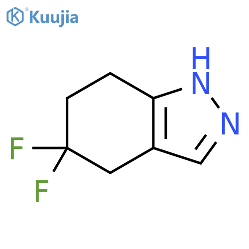 5,5-difluoro-1,4,6,7-tetrahydroindazole structure