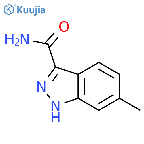 6-Methyl-1H-indazole-3-carboxamide structure
