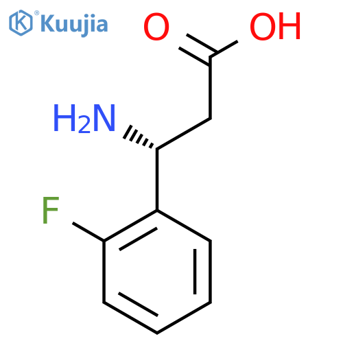 (R)-3-Amino-3-(2-fluoro-phenyl)-propionic acid structure