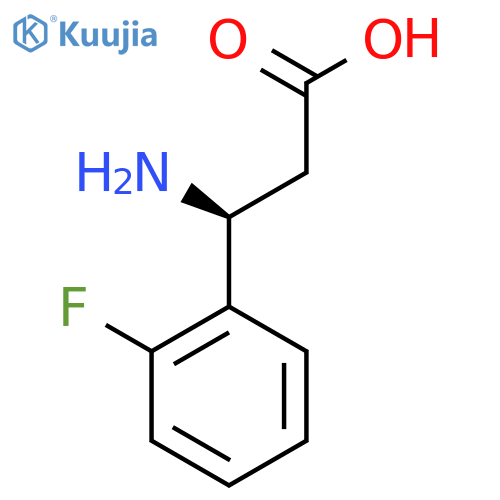 (S)-3-Amino-3-(2-fluoro-phenyl)-propionic acid structure