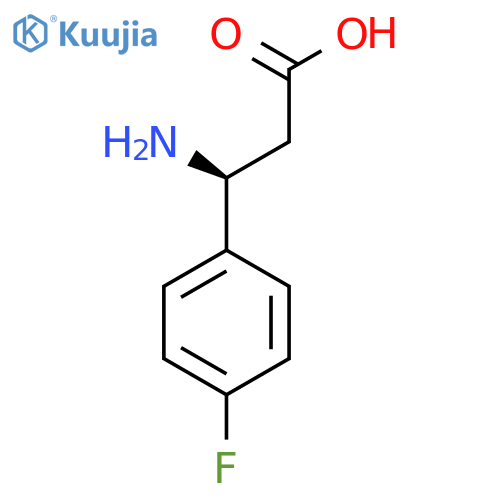 (S)-3-Amino-3-(4-fluorophenyl)propionic acid structure