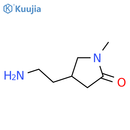 4-(2-aminoethyl)-1-methylpyrrolidin-2-one structure