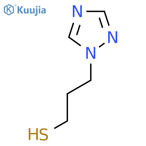 3-(1H-1,2,4-triazol-1-yl)propane-1-thiol structure