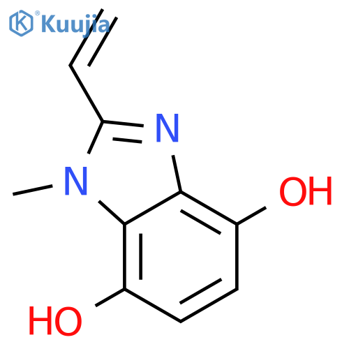 1H-Benzimidazole-4,7-diol,2-ethenyl-1-methyl- structure