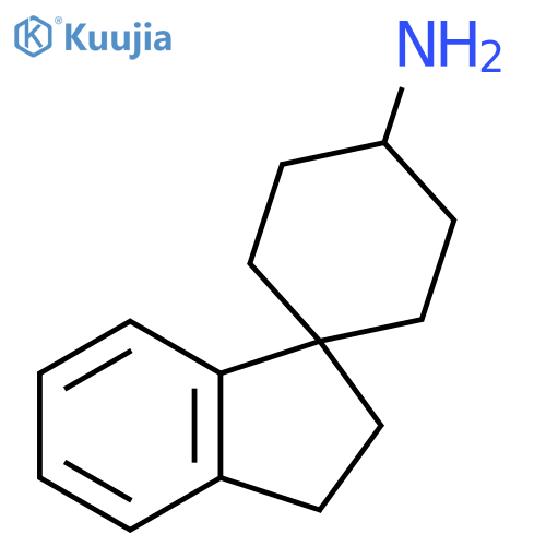 Spiro[cyclohexane-1,1'-[1H]inden]-4-amine, 2',3'-dihydro- structure