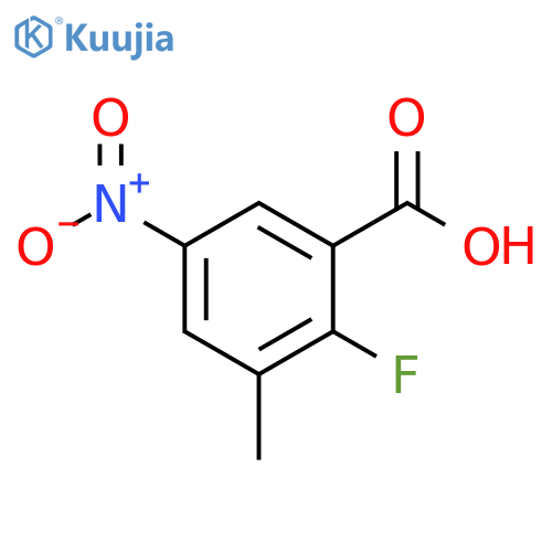 2-fluoro-3-methyl-5-nitrobenzoic acid structure