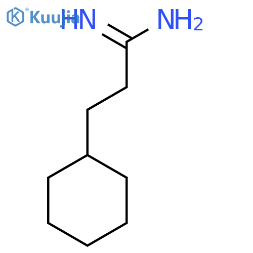 3-cyclohexylpropanimidamide structure