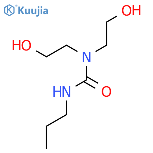 Urea, N,N-bis(2-hydroxyethyl)-N'-propyl- structure