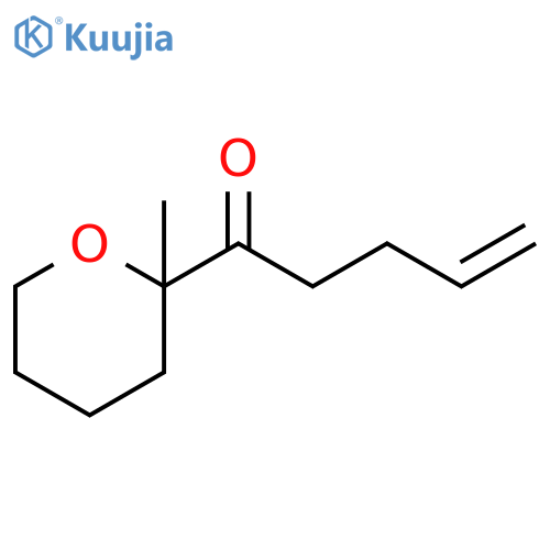 1-(2-methyltetrahydro-2H-pyran-2-yl)pent-4-en-1-one structure
