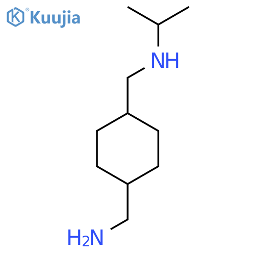 1-(4-{[(propan-2-yl)amino]methyl}cyclohexyl)methanamine structure