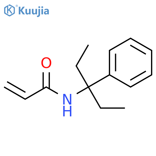 2-Propenamide, N-(1-ethyl-1-phenylpropyl)- structure