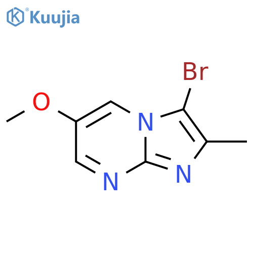 3-Bromo-6-methoxy-2-methylimidazo1,2-Apyrimidine structure