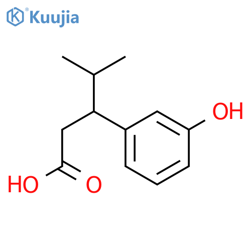 3-(3-Hydroxyphenyl)-4-methylpentanoic Acid structure