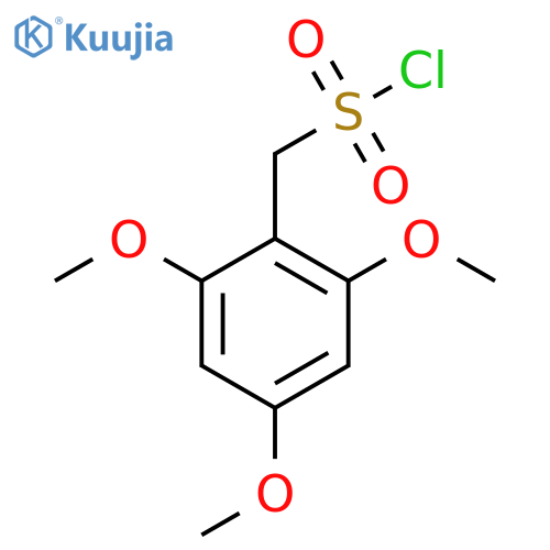 (2,4,6-Trimethoxyphenyl)methanesulfonyl chloride structure