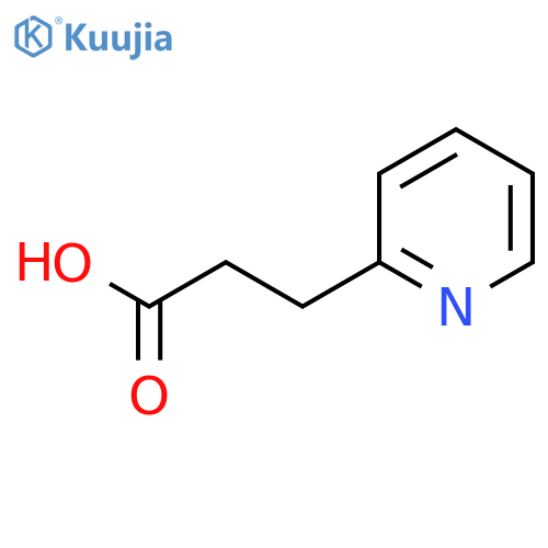 3-(Pyridin-2-yl)propanoic acid structure