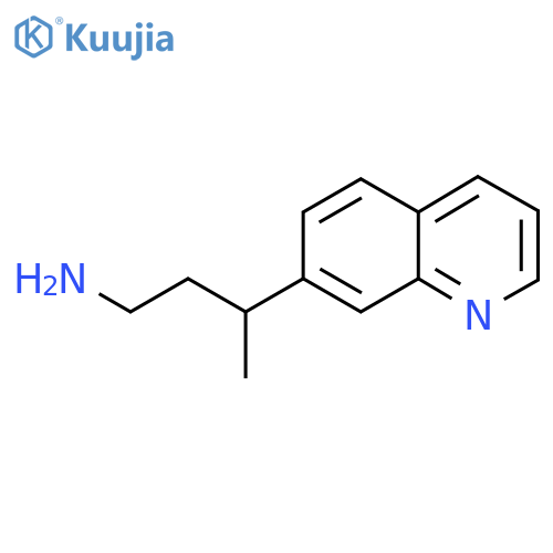 3-(Quinolin-7-yl)butan-1-amine structure