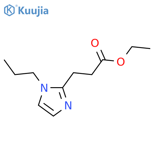 ethyl 3-(1-propyl-1H-imidazol-2-yl)propanoate structure