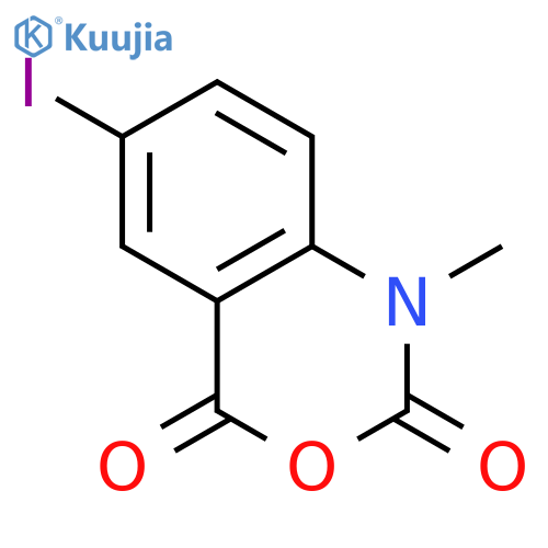 2H-3,1-Benzoxazine-2,4(1H)-dione, 6-iodo-1-methyl- structure