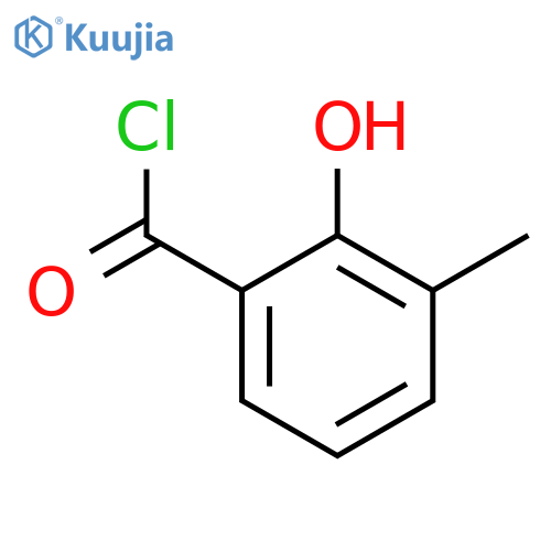 Benzoyl chloride,2-hydroxy-3-methyl- structure
