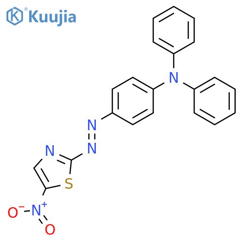 Benzenamine, 4-[(5-nitro-2-thiazolyl)azo]-N,N-diphenyl- structure