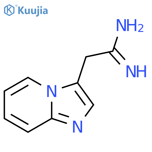 2-{imidazo1,2-apyridin-3-yl}ethanimidamide structure