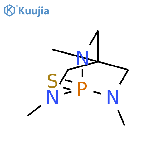 2,6,7-Triaza-1-phosphabicyclo[2.2.2]octane,2,4,6,7-tetramethyl-, 1-sulfide structure