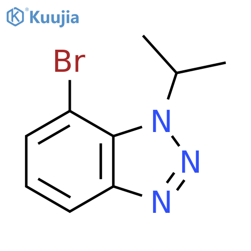 7-Bromo-1-isopropyl-1H-benzo[d][1,2,3]triazole structure